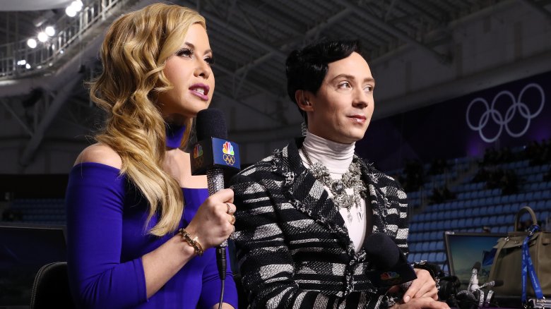 Tara Lipinski and Johnny Weir