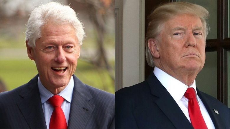 Bill Clinton, Donald Trump