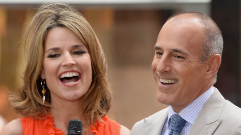 Savannah Guthrie and Matt Lauer