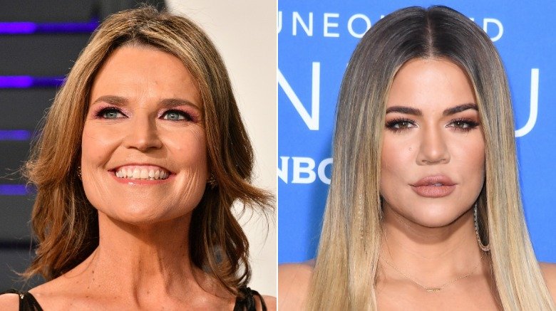 Savannah Guthrie and Khloe Kardashian