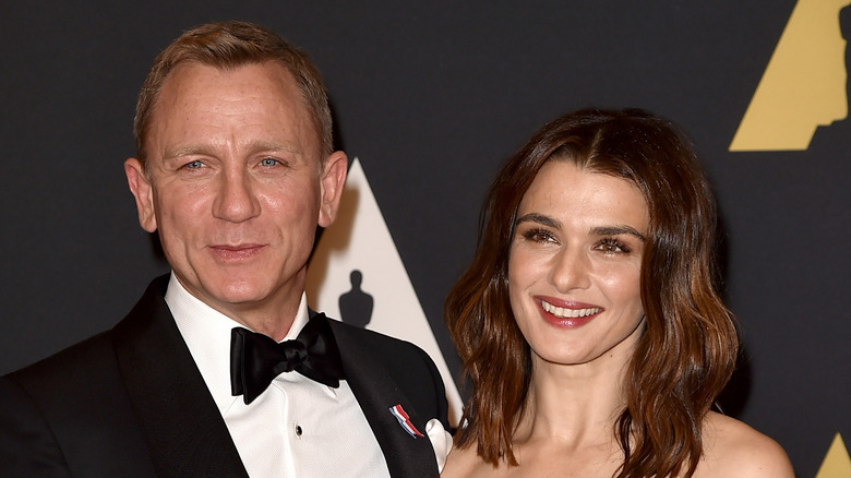 Rachel Weisz and Daniel Craig smiling