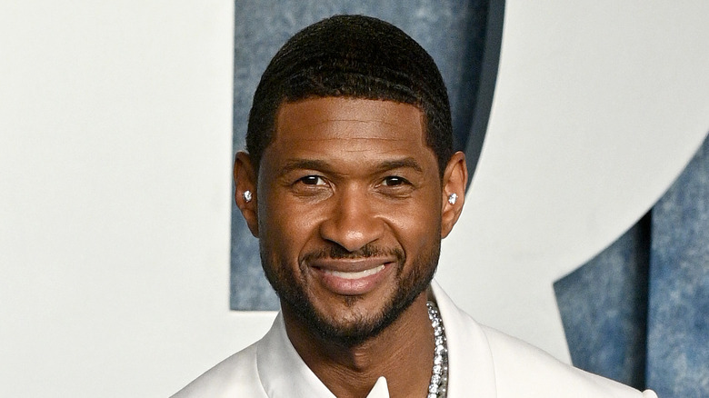 Usher smiling