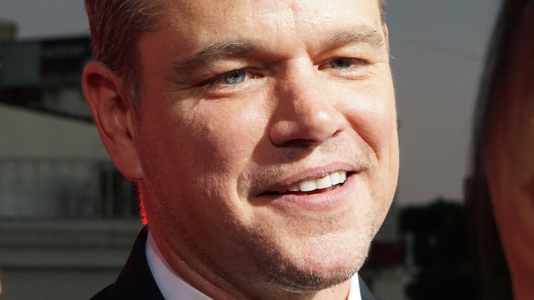 Matt Damon smiling