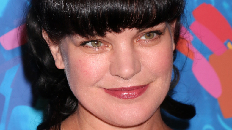 Pauley Perrette smiling close up