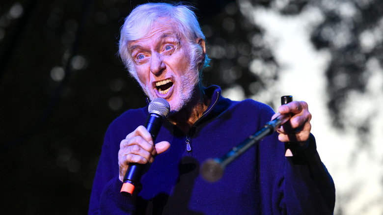 Dick Van Dyke telling a joke
