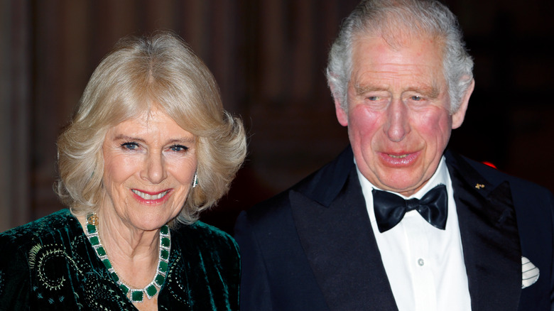 Camilla Parker Bowles and Prince Charles posing together