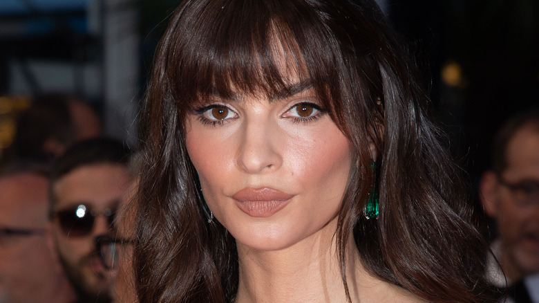 Emily Ratajkowski posing