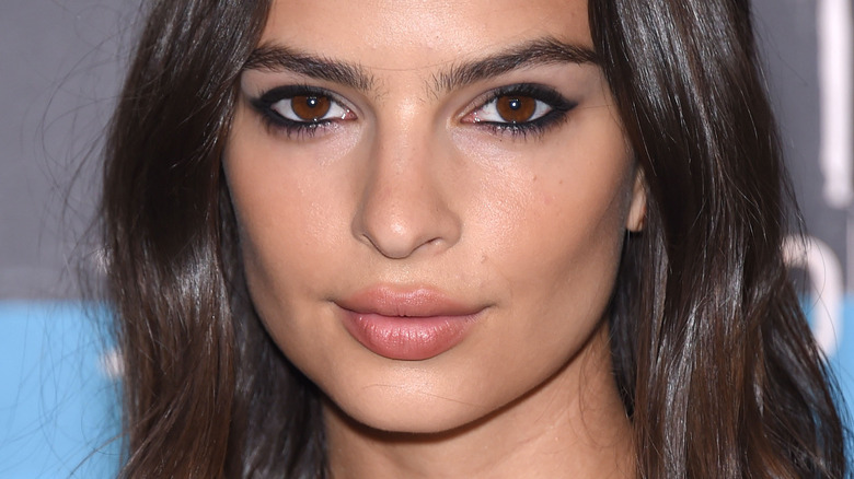 Emily Ratajkowski posing