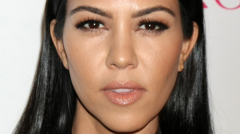 Kourtney Kardashian eyelashes