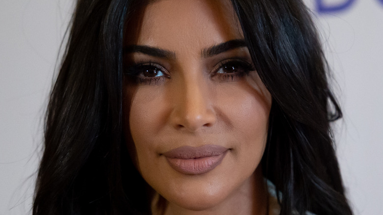 Kim kardashian smiling 