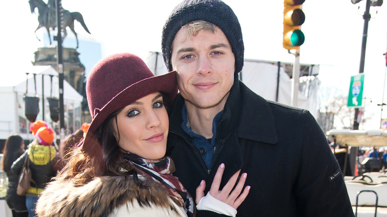 Chad Duell and Kristen Alderson smiling