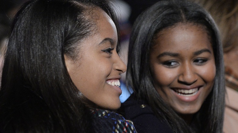 Malia Obama and Sasha Obama