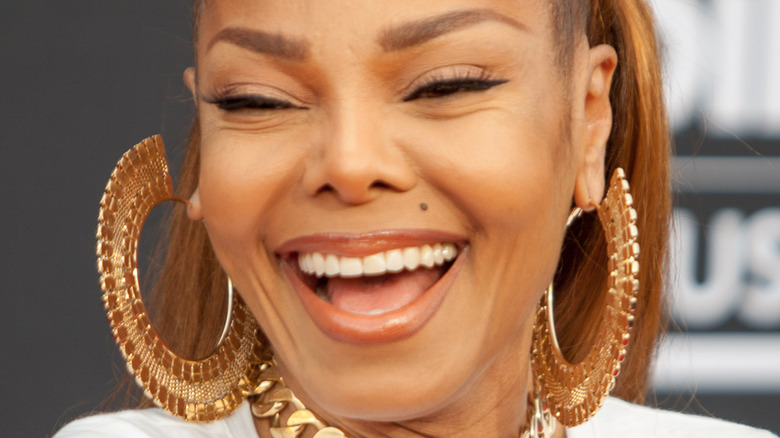 Janet Jackson smiling in 2018