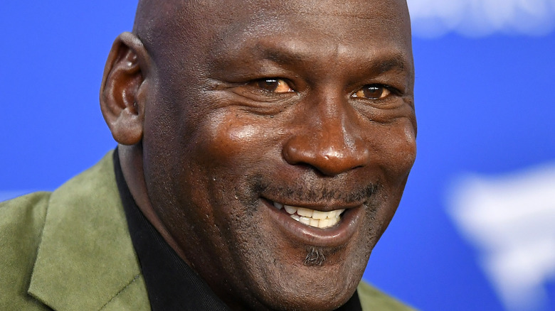 michael jordan smile