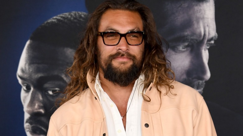 Jason Momoa attends the Los Angeles Premiere Of "Ambulance"