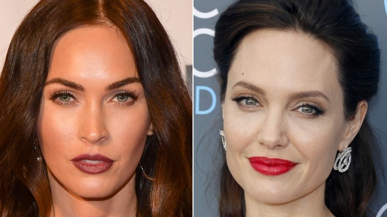 Megan Fox and Angelina Jolie 