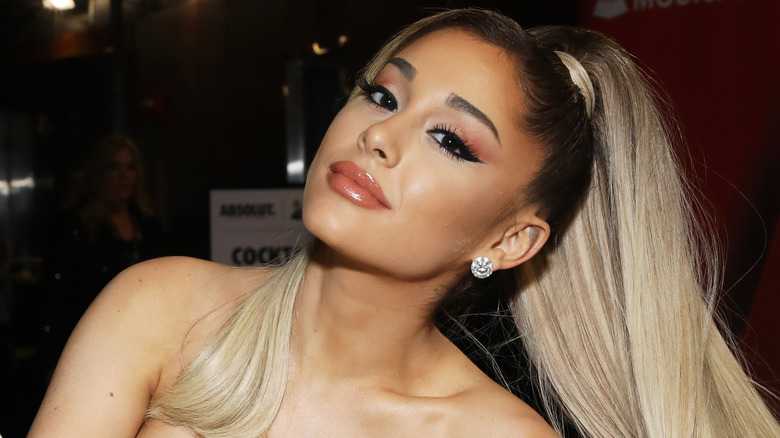 Ariana Grande smiling