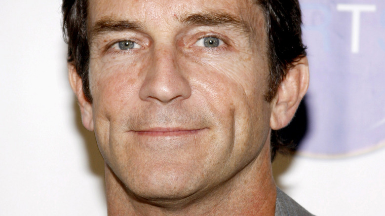 Jeff Probst with a serious expression