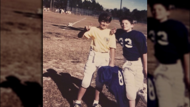 Channing Tatum and his friend Corey as children