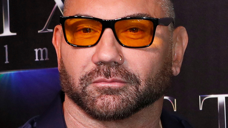 Dave Bautista posing