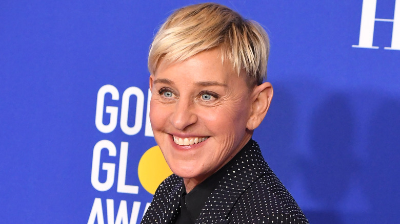 Ellen DeGeneres on the red carpet of the Golden Globes