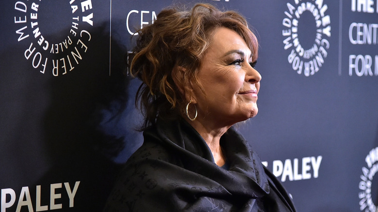 Roseanne Barr in profile at the Paley Center