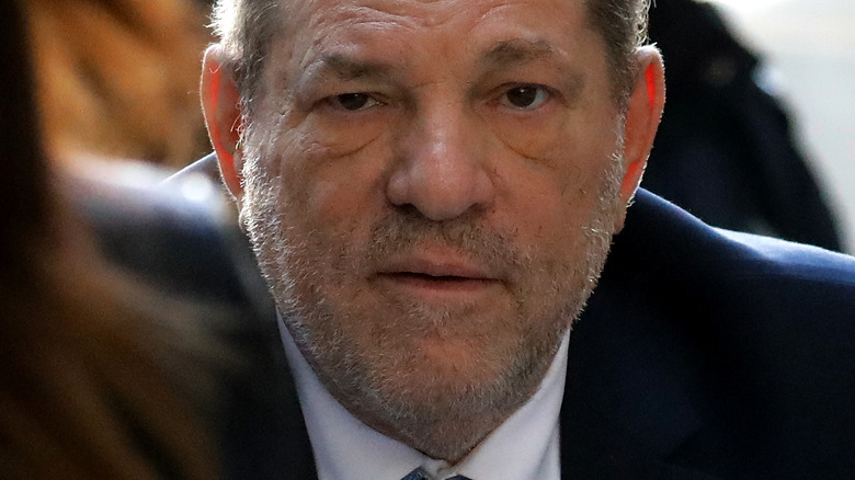 Harvey Weinstein posing