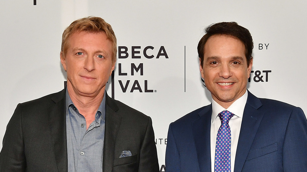 Ralph Macchio & William Zabka at an event 