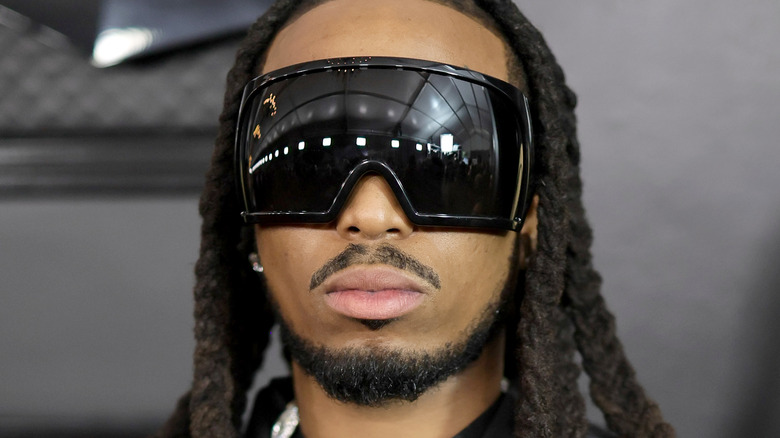 Quavo large sunglasses