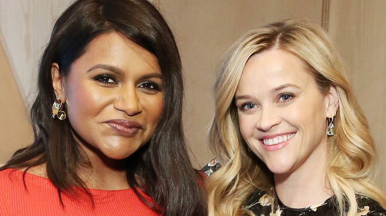 Mindy Kaling Reese Witherspoon Smiling