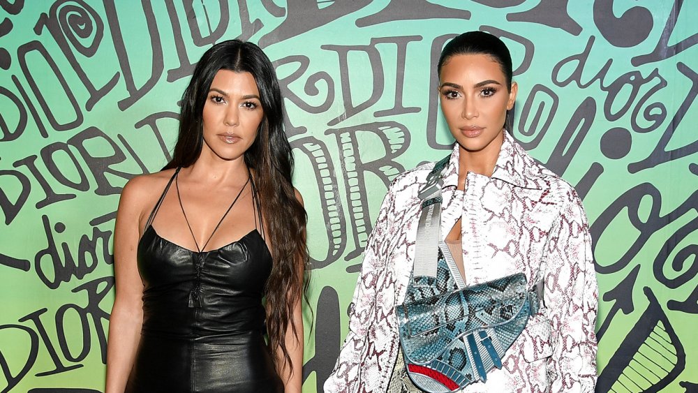 Kourtney and Kim Kardashian