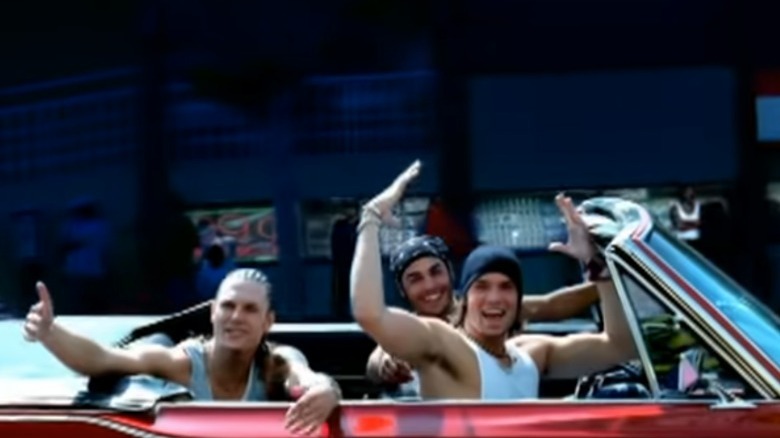 Kevin Federline in the music video for "Get The Party Started"