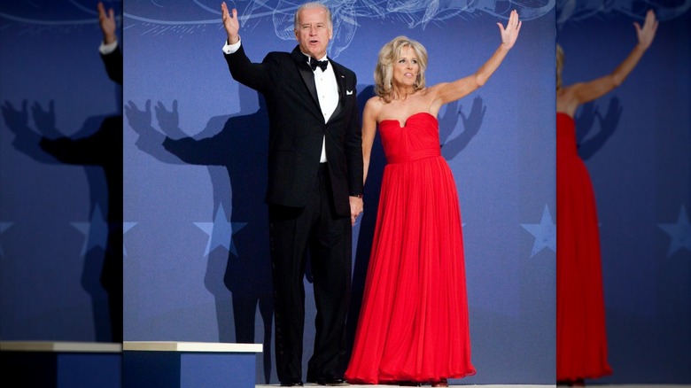 Joe and Jill Biden during Barack Obama's inauguration ball