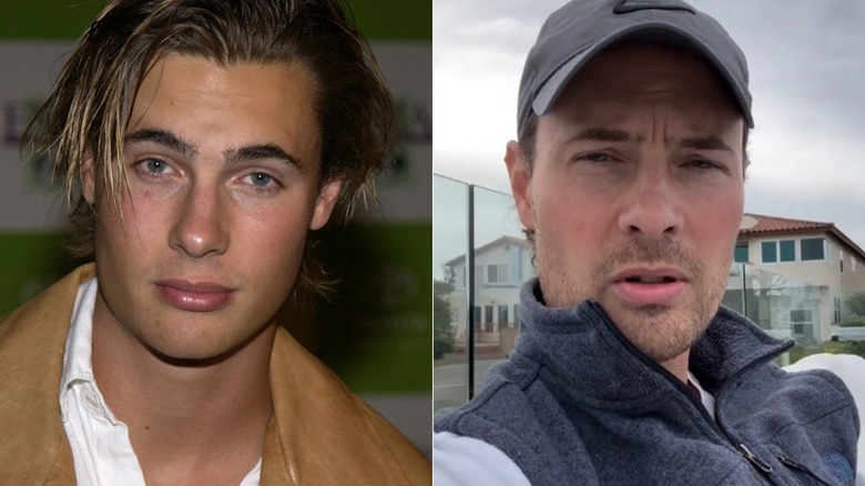 Erik von Detten at a 2000s event and in a 2024 Instagram video.