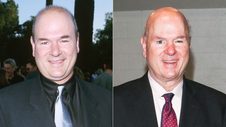 Larry Miller at a 2000 film premiere and in Los Angeles two decades later