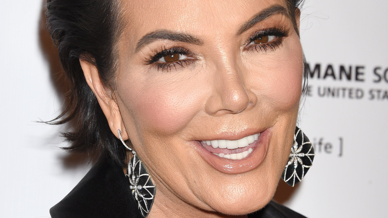 Kris Jenner smiling for the cameras