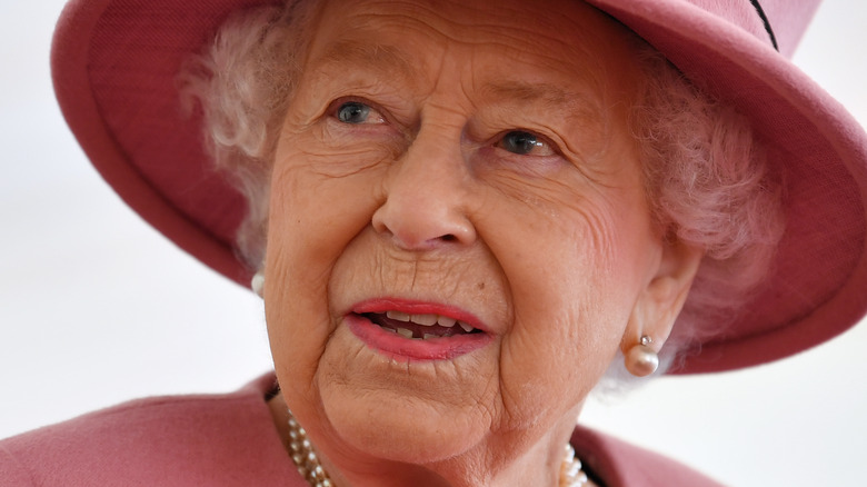 Queen Elizabeth smiling