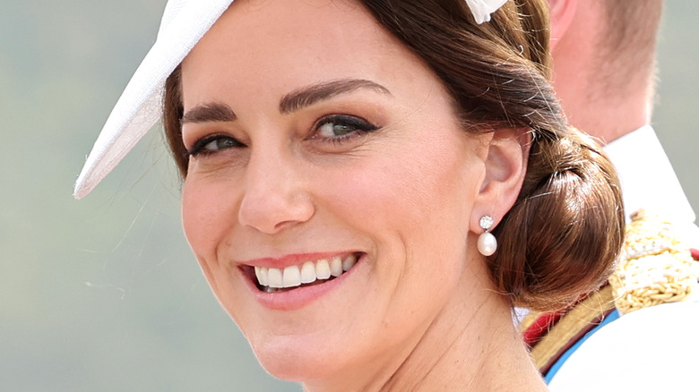 Kate Middleton smiles