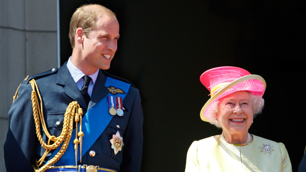 Prince William & Queen Elizabeth 