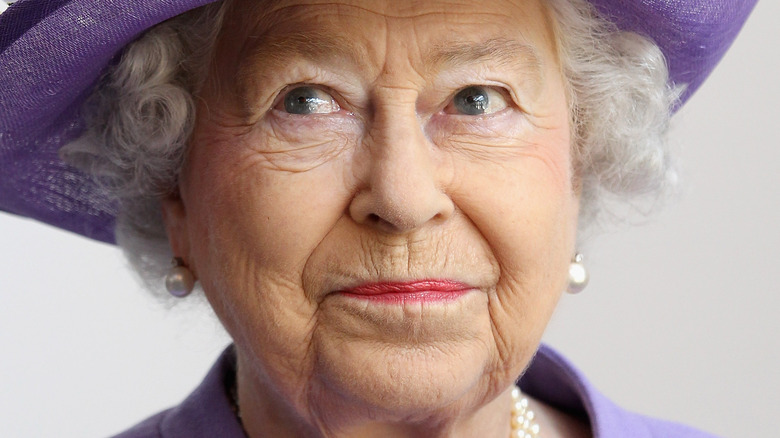 Queen Elizabeth smiling