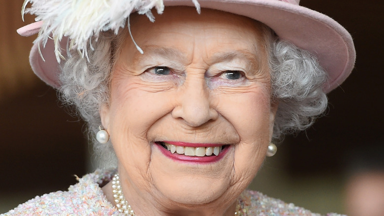 Queen Elizabeth smiling