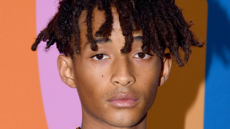 Jaden Smith looking at camera