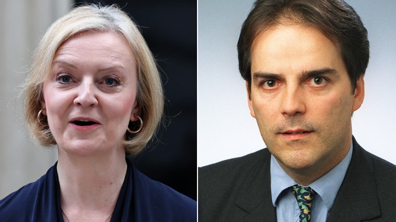 Liz Truss and Mark Field side-by-side