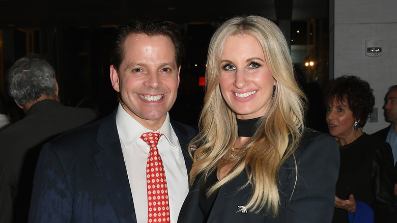 Anthony Scaramucci Deidre Ball smiling