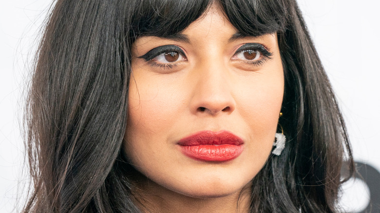 Jameela Jamil posing