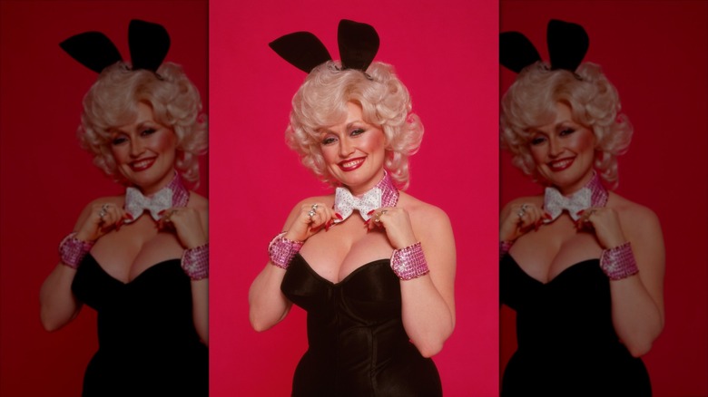 Dolly Parton as a Playboy model