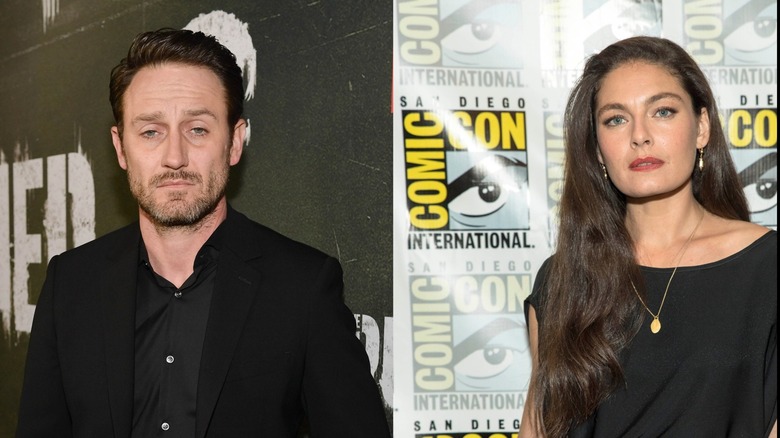 Josh Stewart and Alexa Davalos on the red carpet
