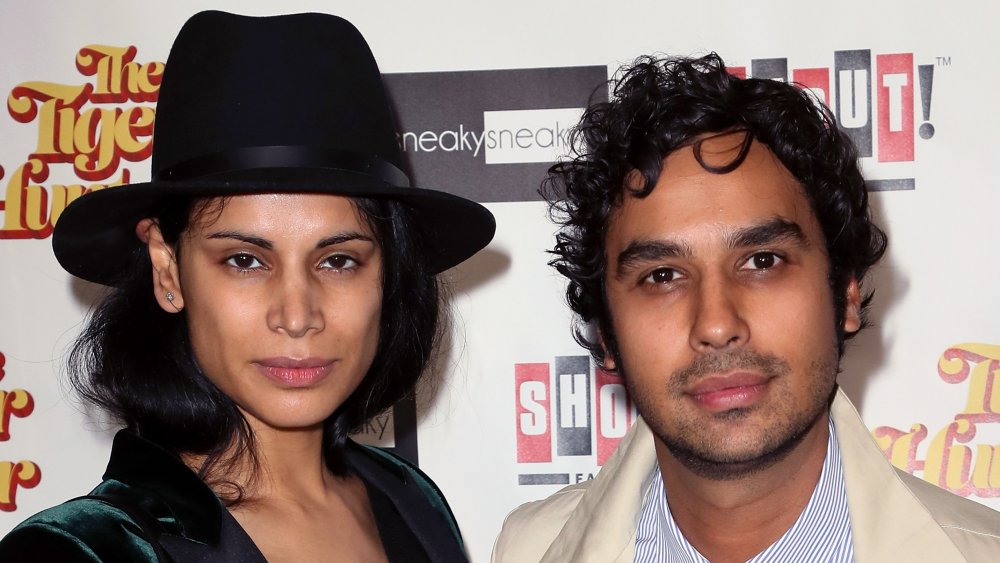 Neha Kapur and Kunal Nayyar at The Tiger Hunter premiere in 2017