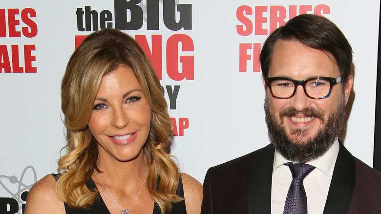 Wil and Anne Wheaton attend a series finale party for The Big Bang Theory