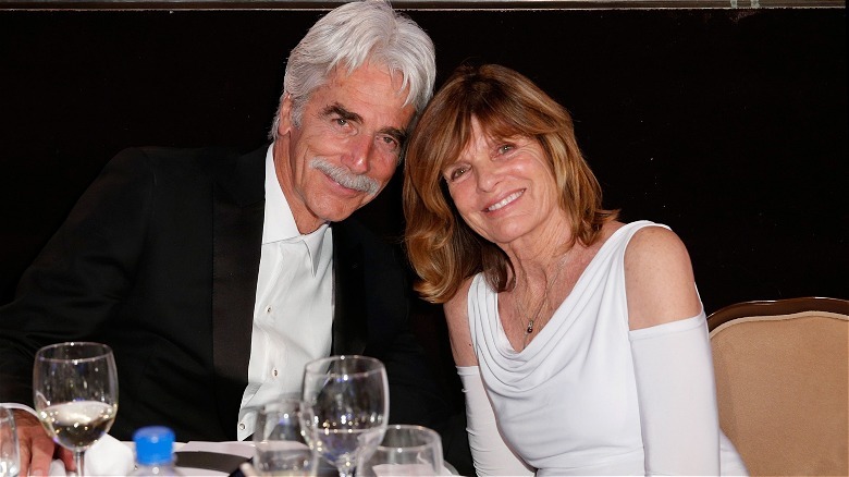 Sam Elliott and Katharine Ross smiling